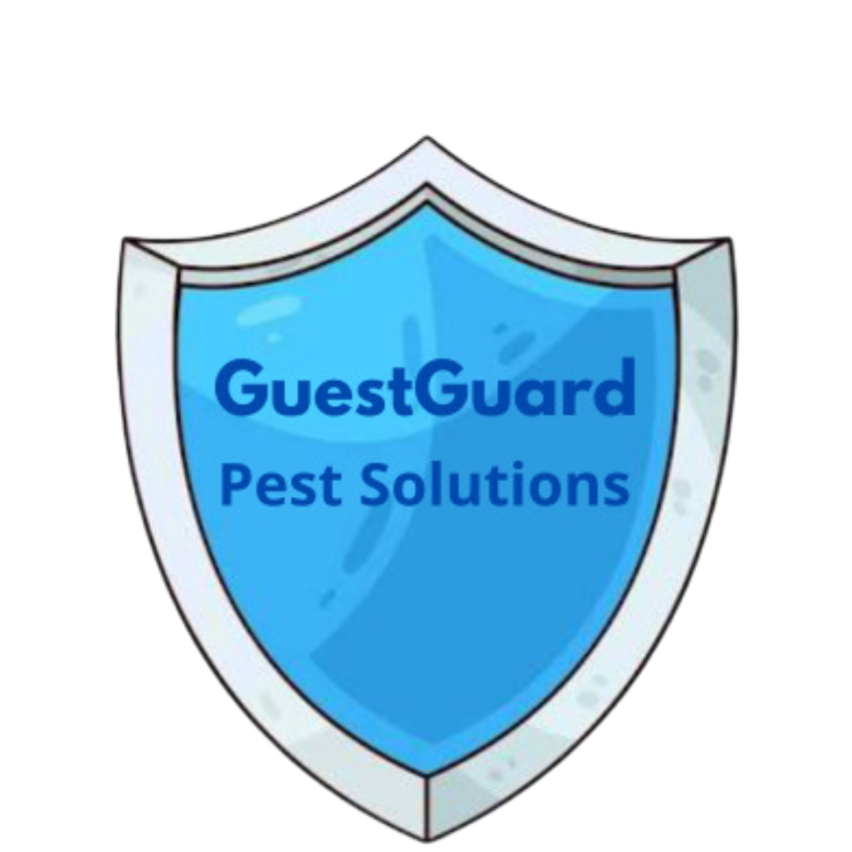 GuestGuard Pest Solutions Blue Shield Pest control logo in St. Louis
